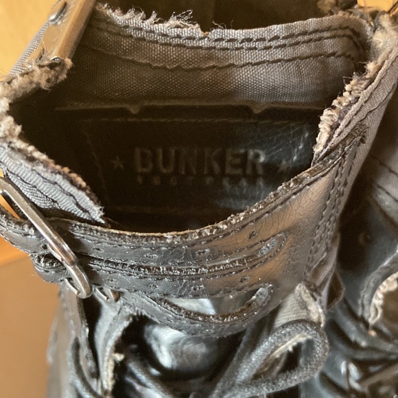 Black bunker Combat boots - Picture 3 of 5